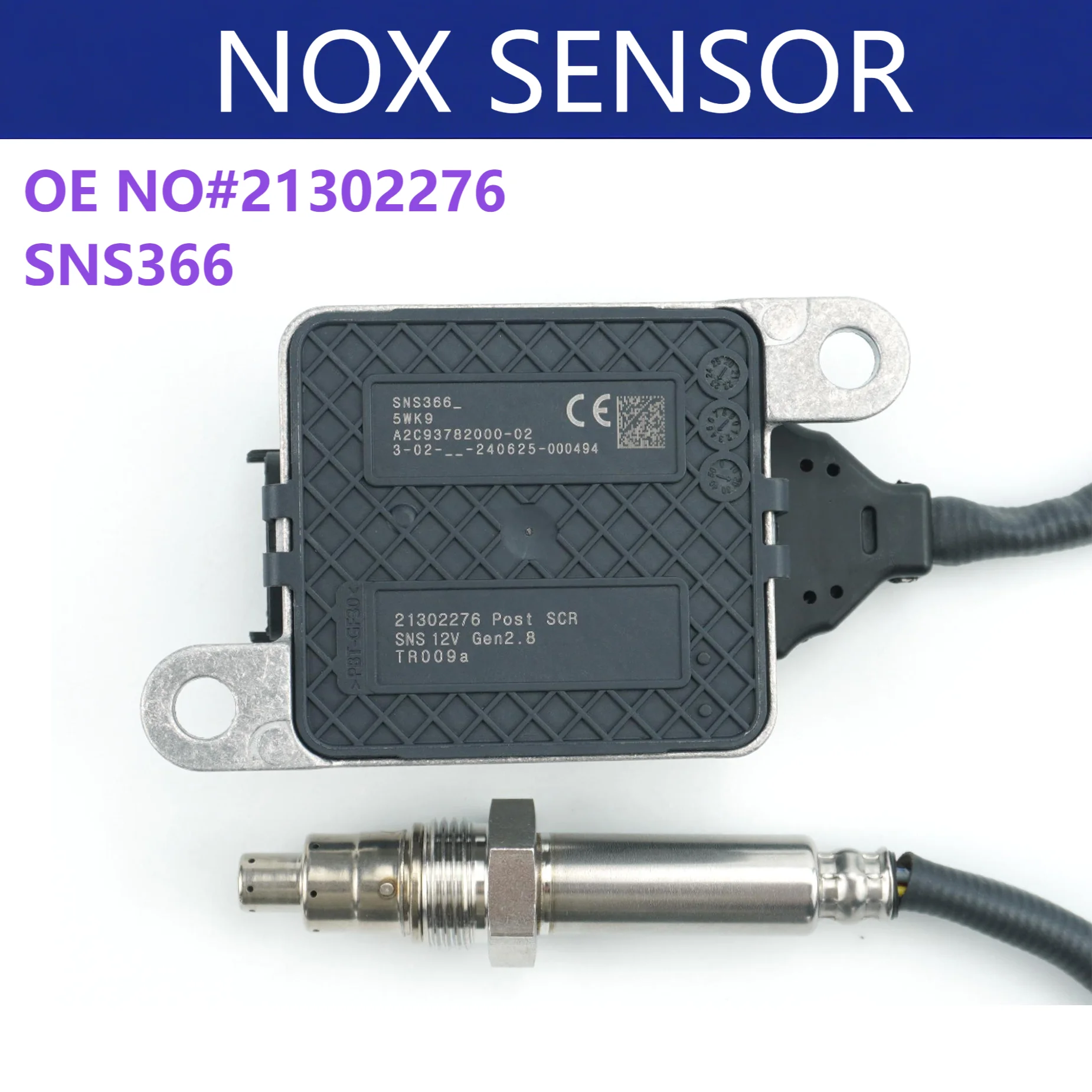 

Brand New A2C93782000-02 Truck SCR System Nitrogen Oxide Sensor 21302276 Nox Sensor For VOLVO