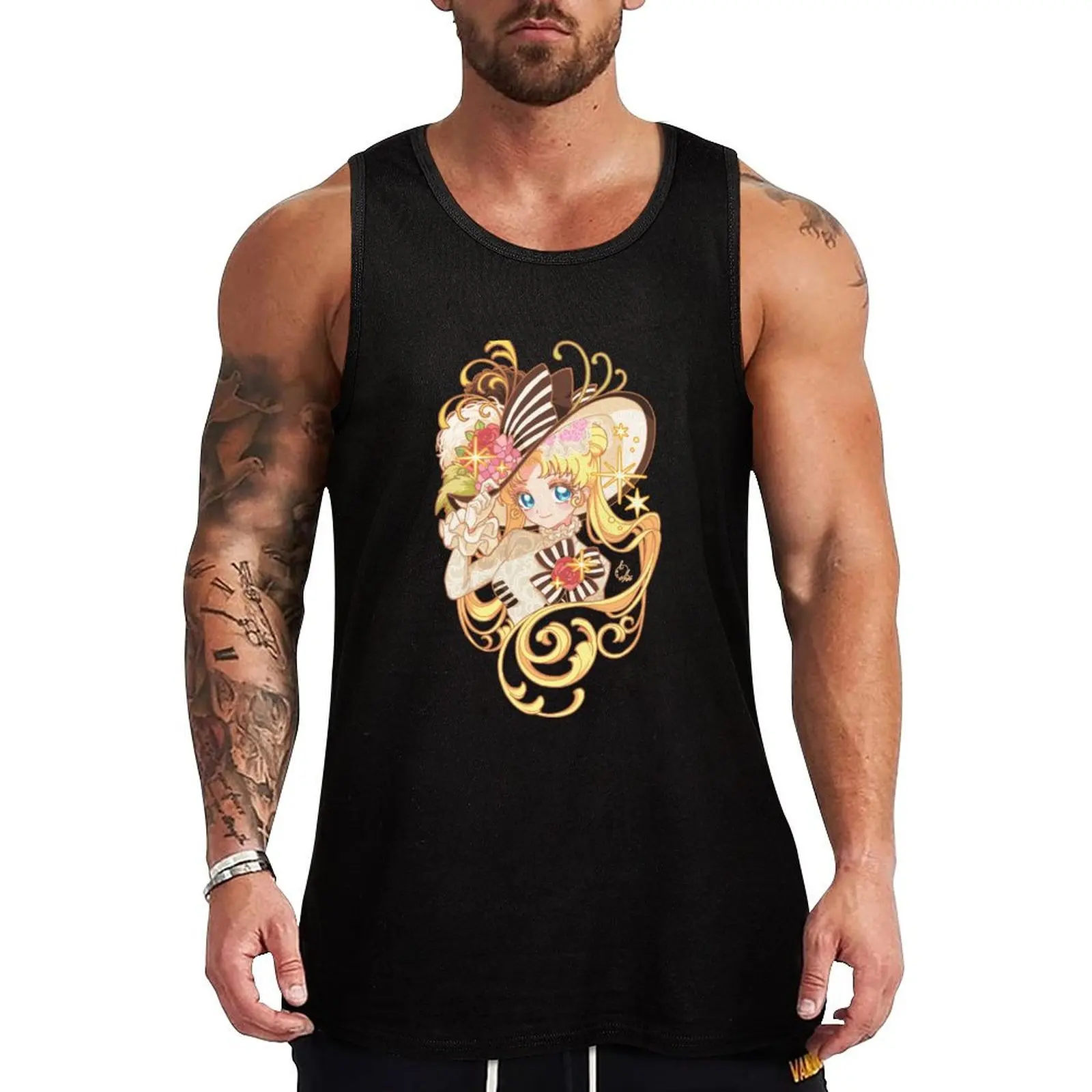 My Fair Usagi Tank Top Workout Gear Tank Top Sleeveless Gym Fitness Shirt