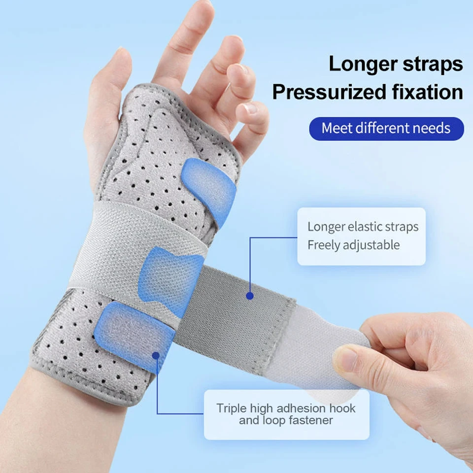 Breathable Wrist Support Professional Splint Wrist Brace Protector Band Arthritis Carpal Tunnel Hand Sprain Tendinitis Wristband