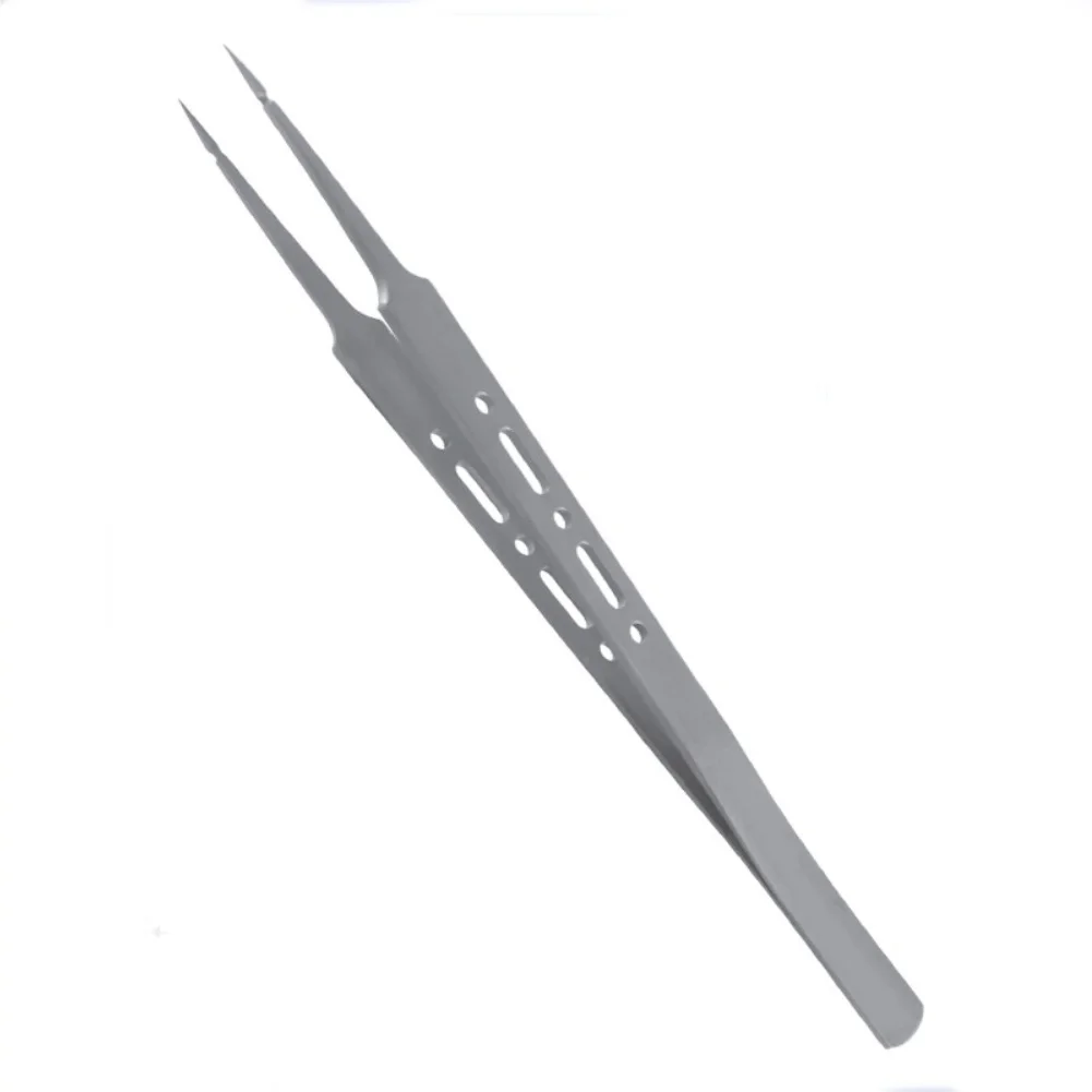 1pc KA-14 Micrometer Special Pointed Extended Tweezers Anti-static Pointed Tweezers Stainless Steel Tweezers Flying Wire Tweezer