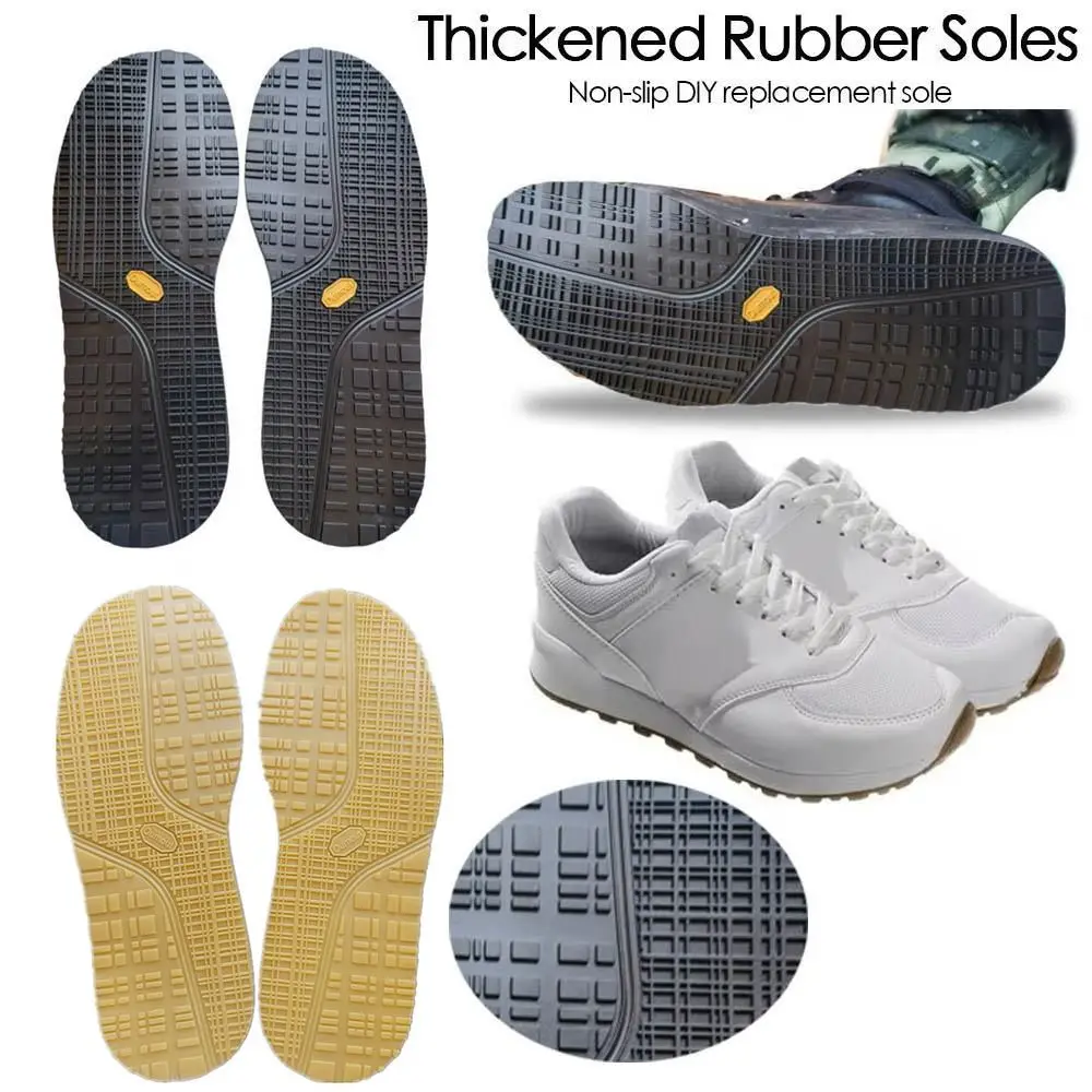 

High Quality Non-Slip Rubber Soles Replacement Thicken Sole Repair Stickers Wear-resistant DIY Cuttable Shoe Soles