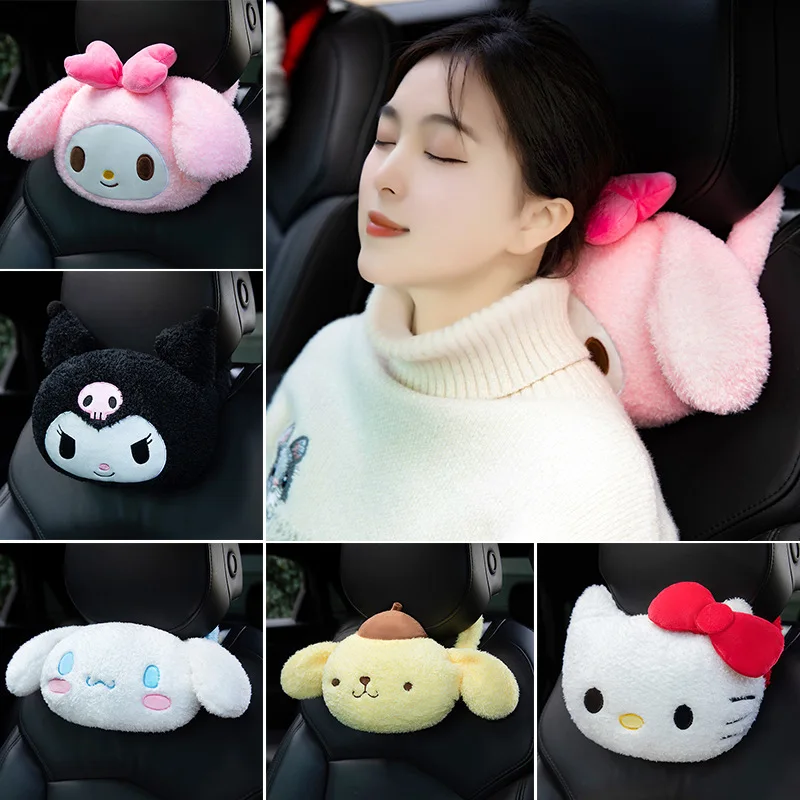 

Cute Cartoon Car Neck Pillow 2025 New Kids Travel Pillow Soft Headrest Support