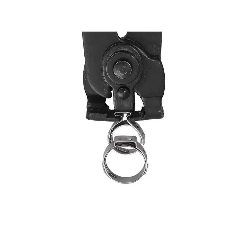304 Stainless Steel Single Ear Stepless Hose Clamps Assortment Kit Water Pipe Sealing Clips with 1PC Professional Clamp Pliers