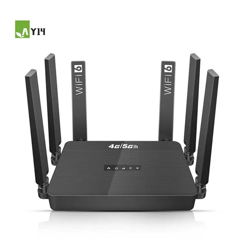 

Сотовый маршрутизатор AY14-5G 4G LTE с поддержкой Wi-Fi 6 и слотом для SIM-карты, поддерживающий 32 пользователя, беспроводной Wi-Fi-роутер для Европы