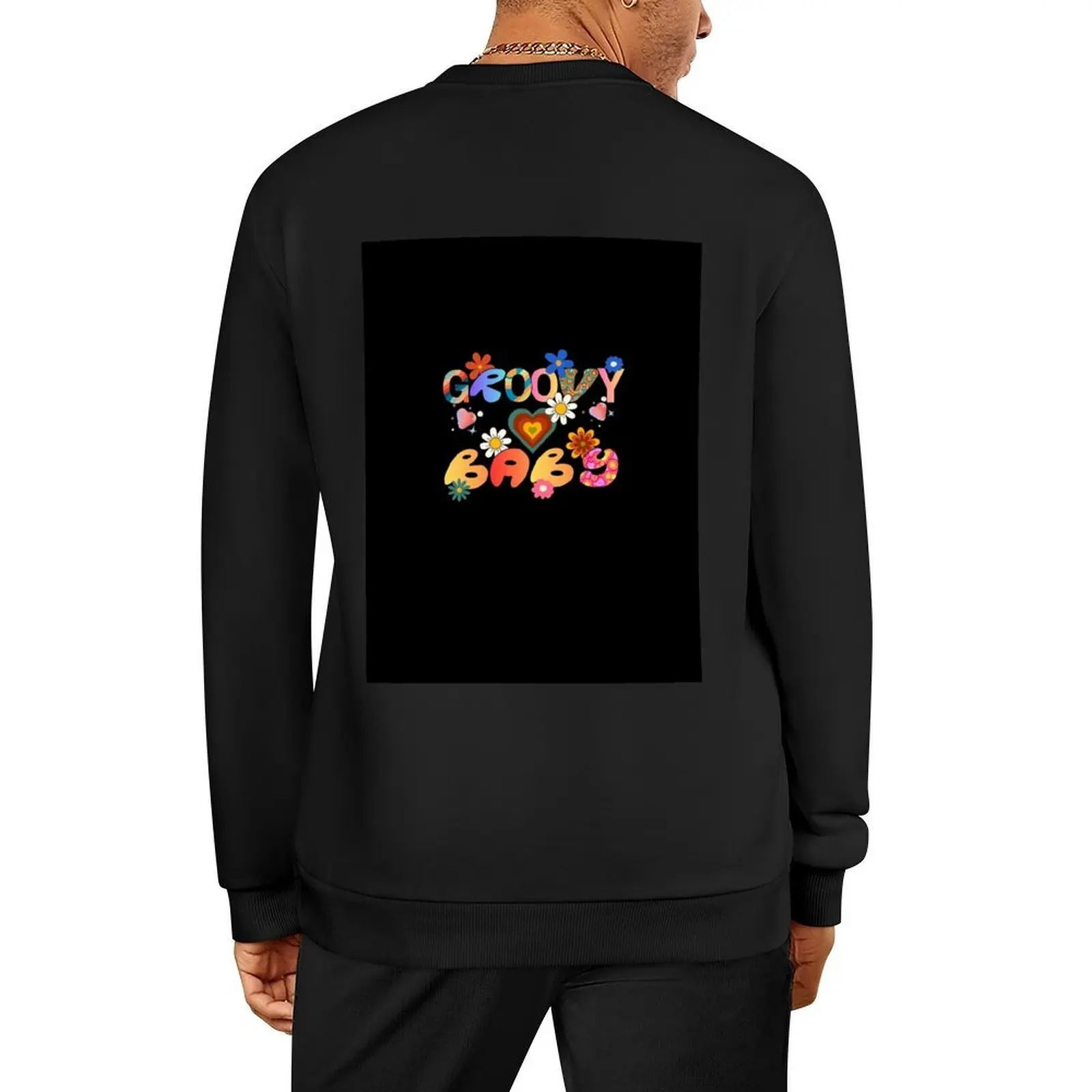 

Groovy Baby! Pullover autumn new products tracksuits fashion men tracksuit men hooded sweatshirt