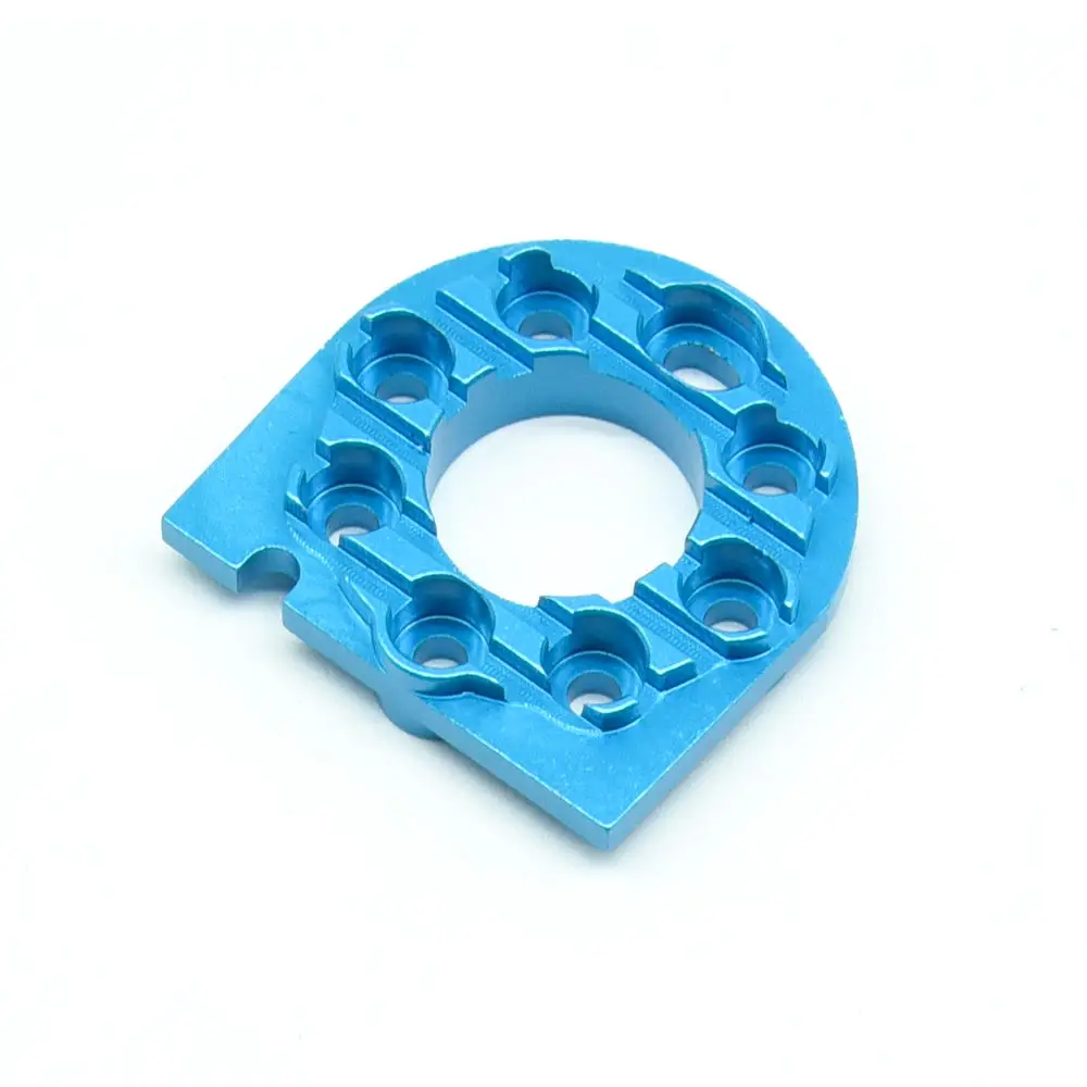 Aluminum Stock Motor Mount - Blue For Tamiya 1/10 TT01