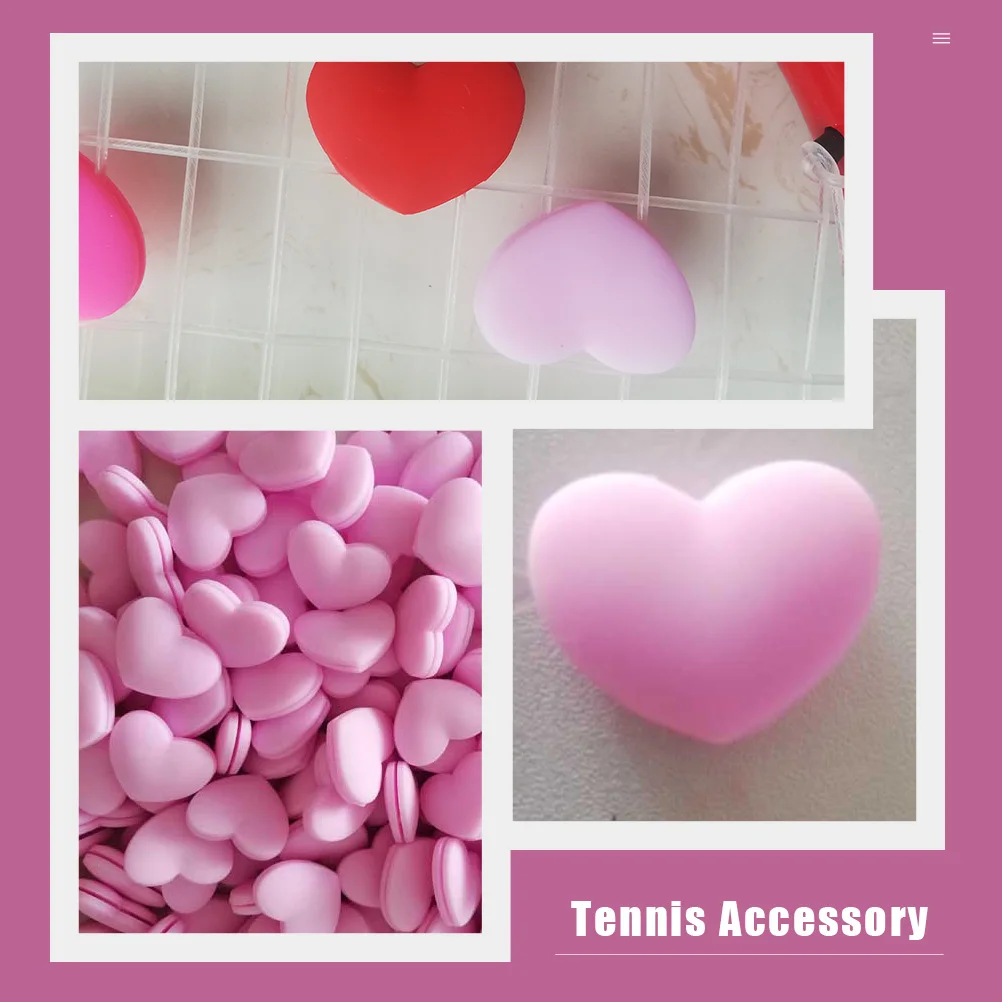 

6 Pcs Shape Tennis Racket Shock Absorber Silica Gel Vibration Damper