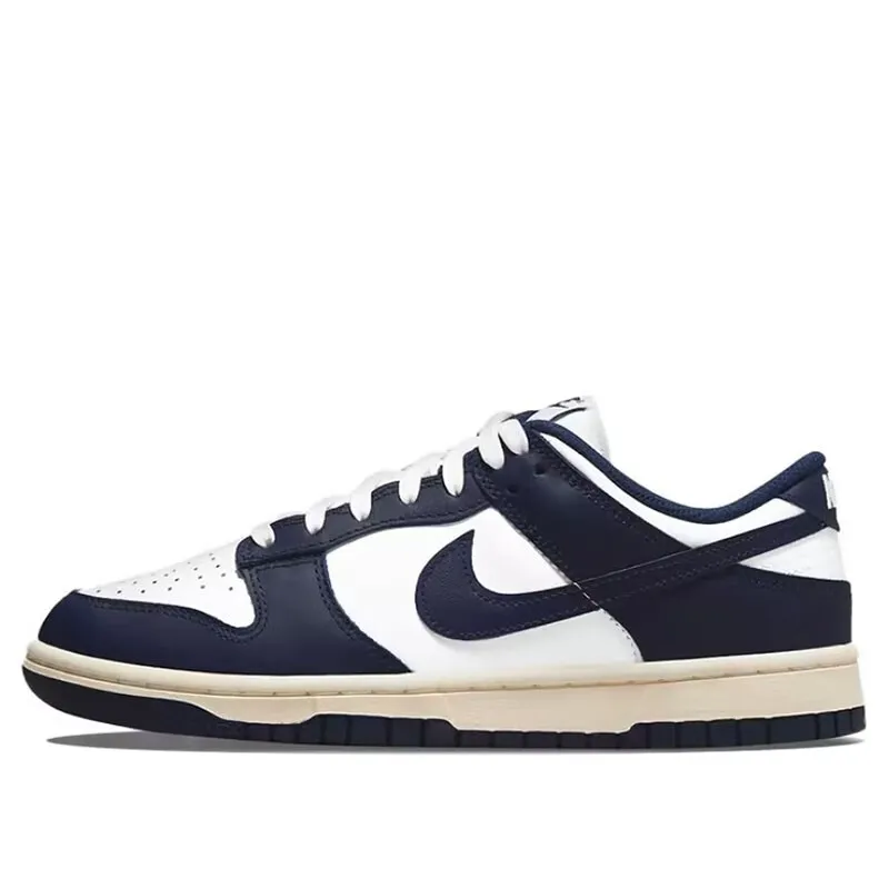 Nike Dunk synthetic leather low cut casual board shoes, anti slip and wear-resistant, men and women Nike shoes