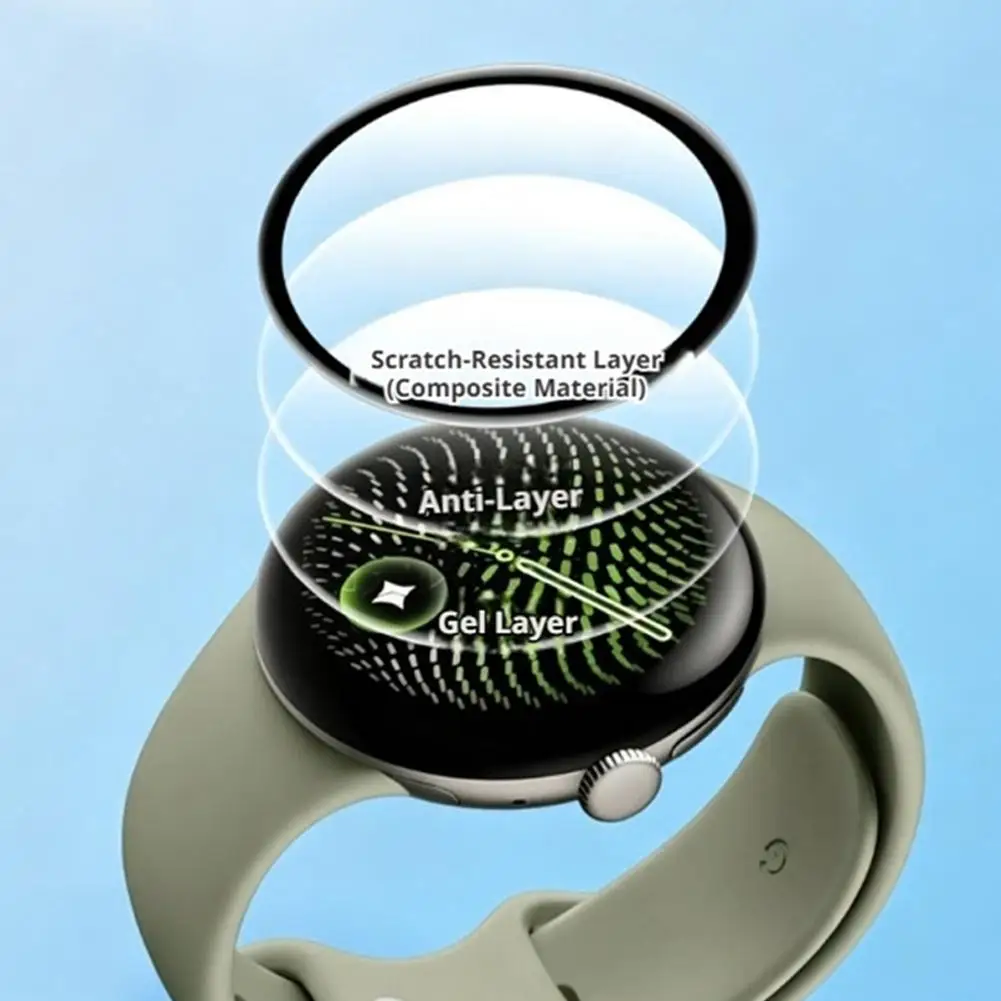 3D Curved Hydrogel Film For Google Pixel Watch 5 4 3 2 High-quality Soft Anti-scratch Film For Pixel Watch5 Watc4 41MM 45MM