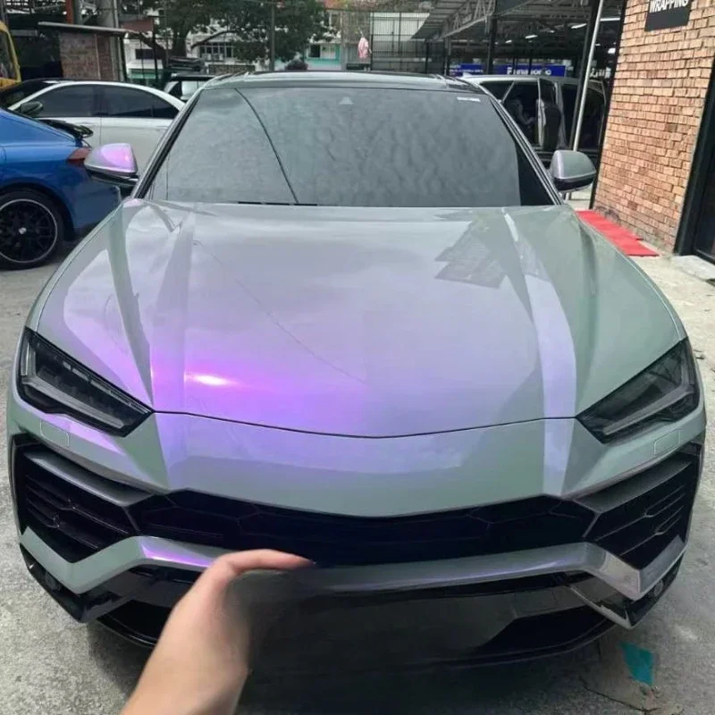 

1.52X15m fancy gray-purple paint protective film