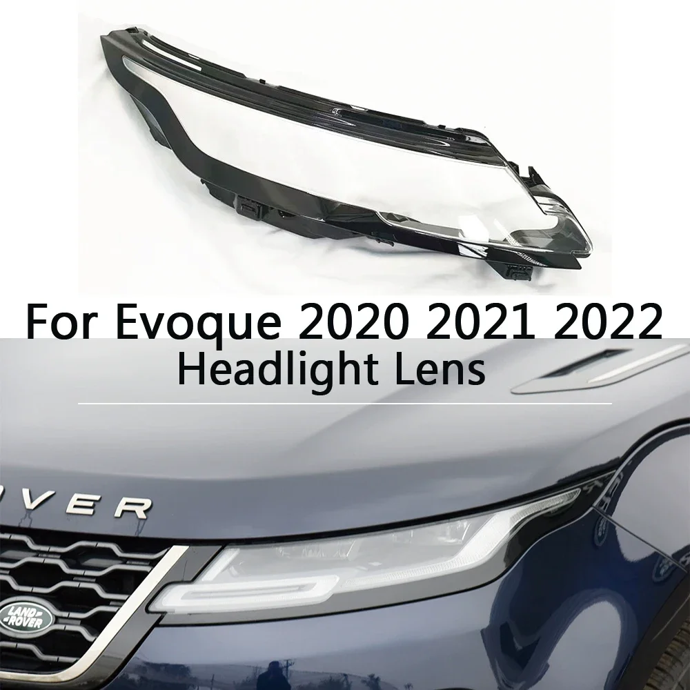 

HTTCY для Land Rover Range Rover Evoque 2020 2021 2022, крышка передней фары автомобиля, крышка объектива, абажур, фара