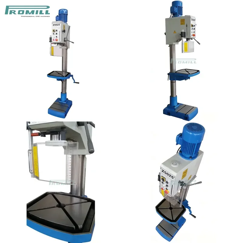 HCY Promill Z5025 Multi-functional Vertical Drilling Tapping Machine 25mm Max Drilling Dia 1.1kW Motor Multi-voltage