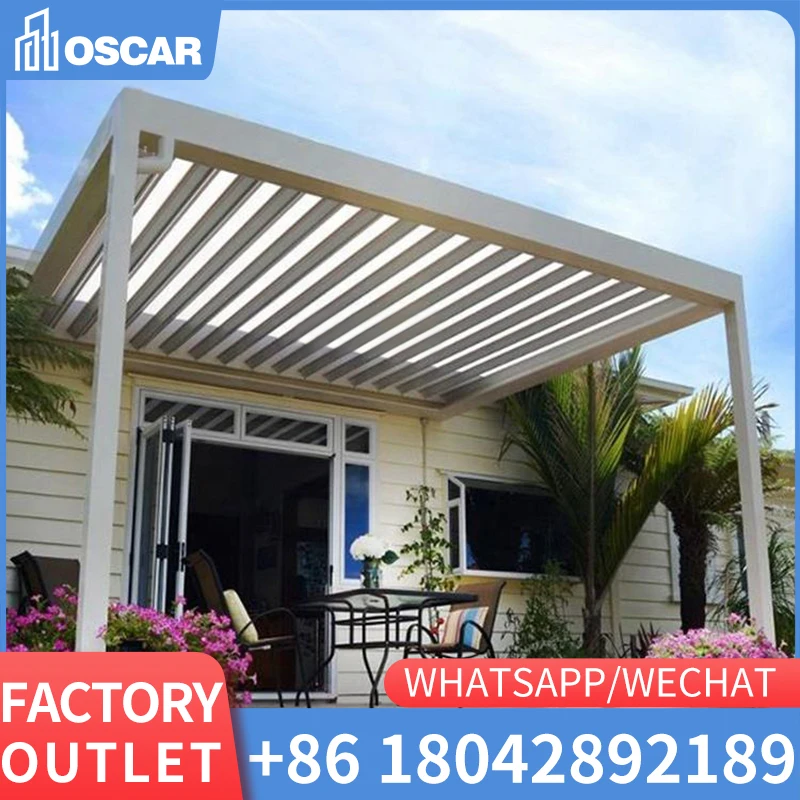 3x6 3x6m 4x6 4x6m 6x3 6x3m 6x4 6x4m 4x8 8x4m 8x4 8x4m Outdoor Aluminum Louvered Roof Pergola