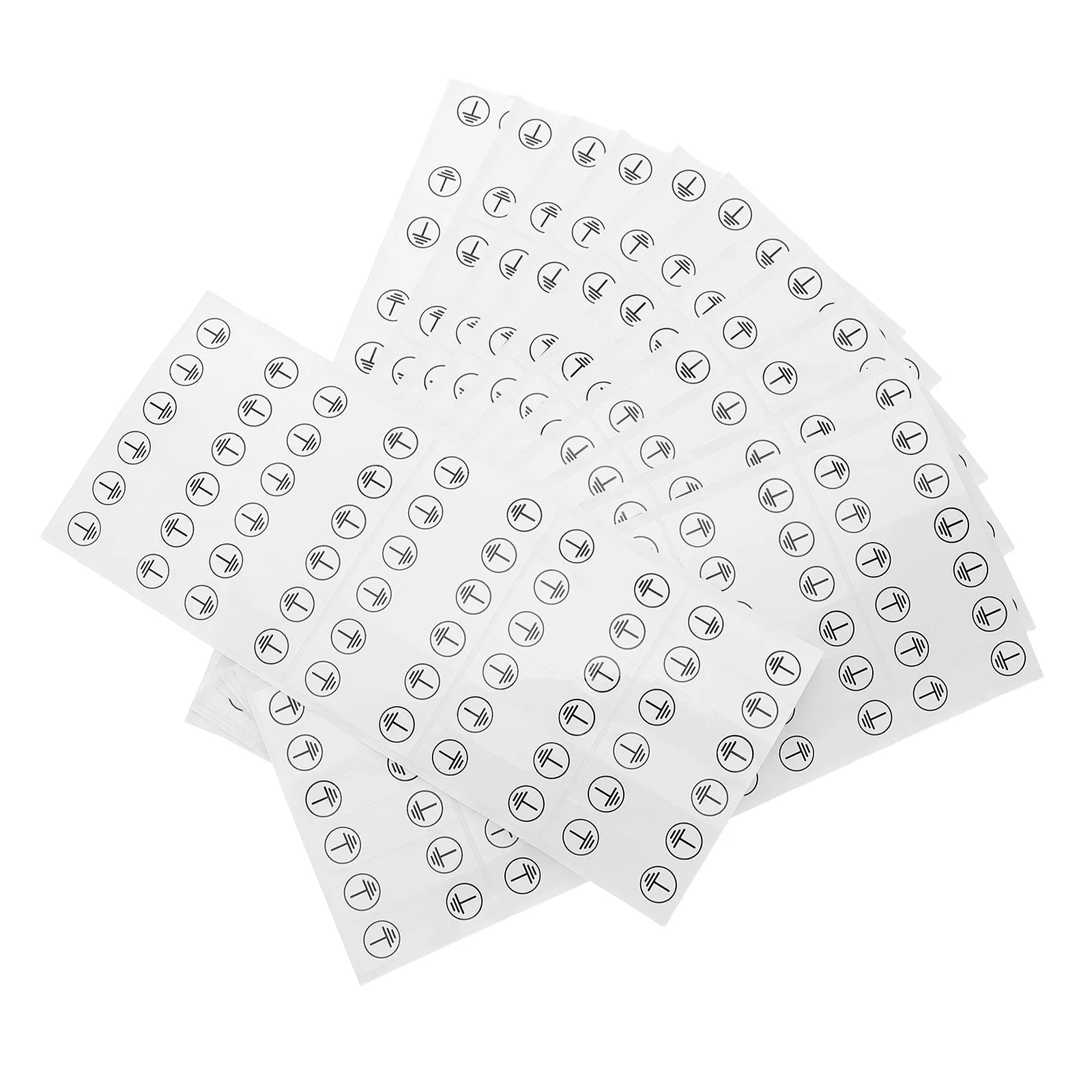 

12 Sheets Electrical Grounding Stickers PVC Warning Labels Self Adhesive Ground Symbol Decals for Electrical Panels Equipment
