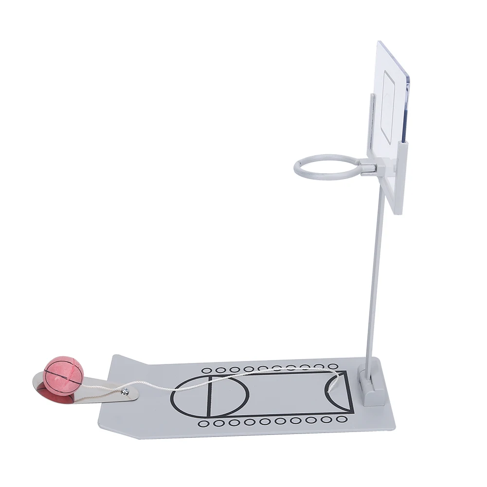 Mini Desktop Basketball Set Opvouwbaar Office Home Game Leuk ontspannend speelgoed voor kinderen en volwassenen