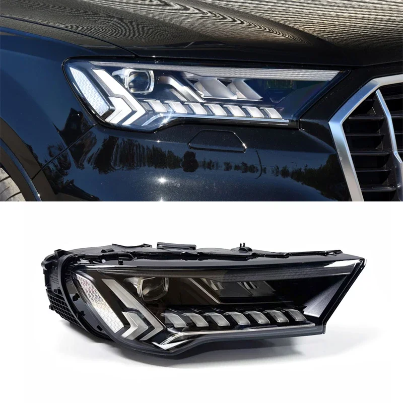

Q7 Matrix 2022, светодиодные фары в сборе для автомобильных систем освещения Audi, автомобильные аксессуары