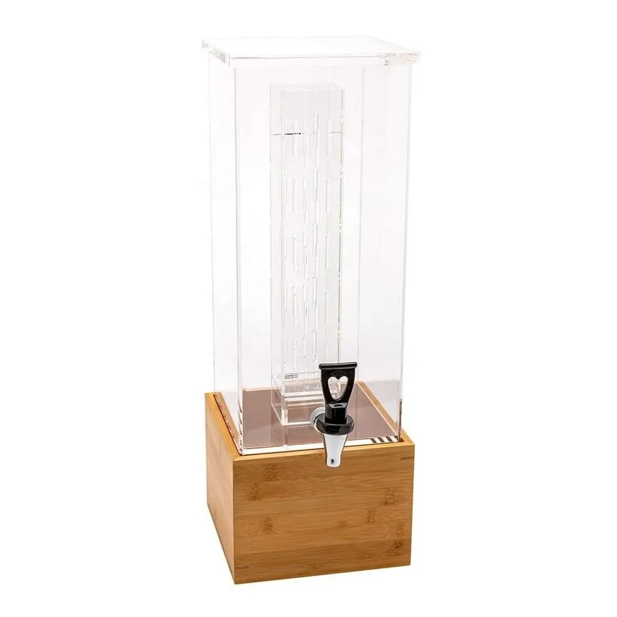 3 Gallon Acrylic Beverage Dispenser with Stand