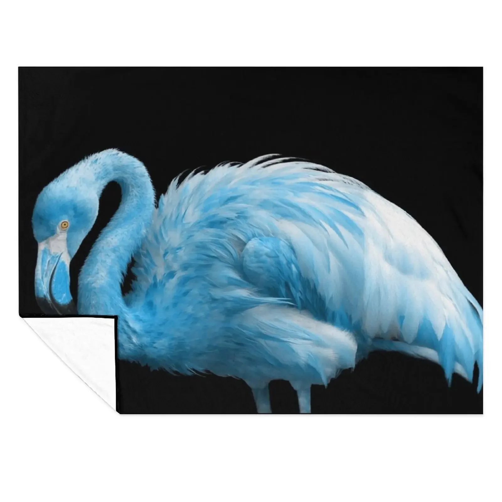 

Blue Flamingo Throw Blanket Baby Travel Luxury Thicken Sofa Quilt Blankets