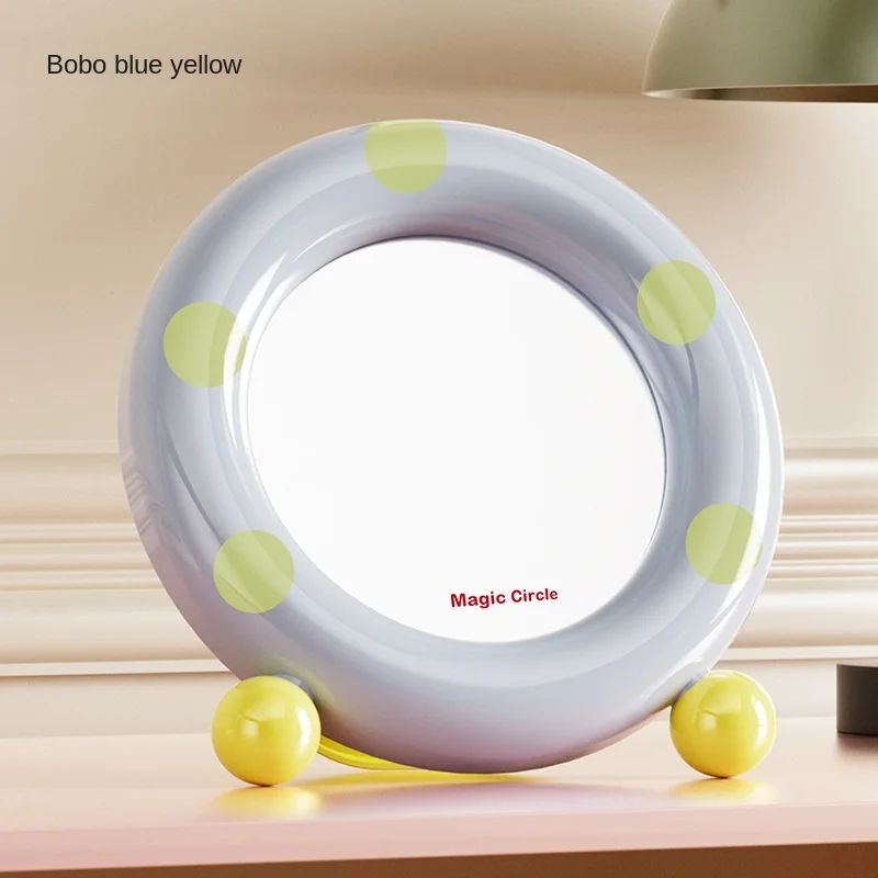 2025년형 대형 데스크탑 화장대 거울 (회전 스탠드 포함) HD 프리미엄 디자인, 밝고 스타일리쉬한 스타일