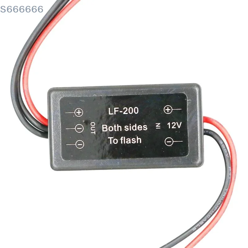 

1 Piece Car LED Brake Stop Light Lamp 12-24V DIY Accessories LF-200 Flash Strobe Controller Flasher Module