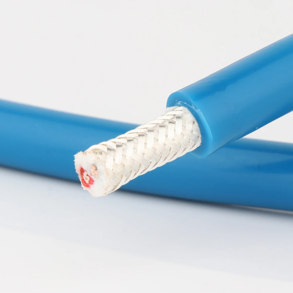 X405 Preffair high Purity Silver Plated  Interconnect Audio Cable Bulk Cable Hifi DIY Interconnect Cable Wire Audiophile