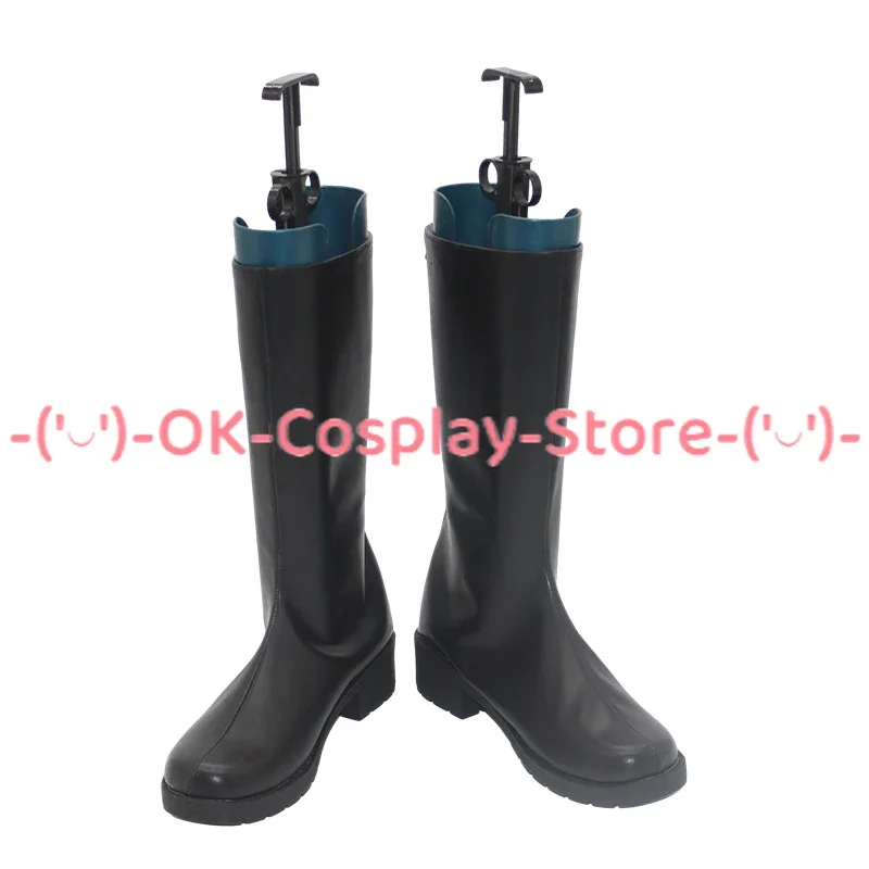 Anime Frieren at the Funeral Fern Cosplay Shoes Halloween Carnival Boots Cosplay Prop PU Leather Shoes Custom Made