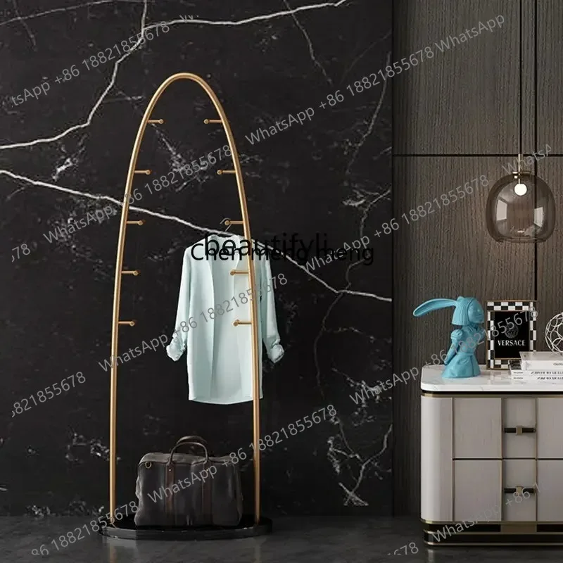 new Clothing Garment Clothes Hanger, Free Standing Coat Racks, Floor Gold, Boutique Porte Manteau, Library Furniture, WWH25XP ss