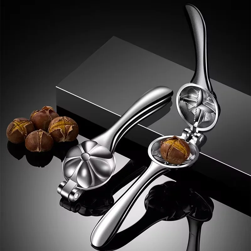 Heavy-Duty Stainless Steel Pliers for Cracking and Shelling Chestnuts, Walnuts, and Nuts at Home