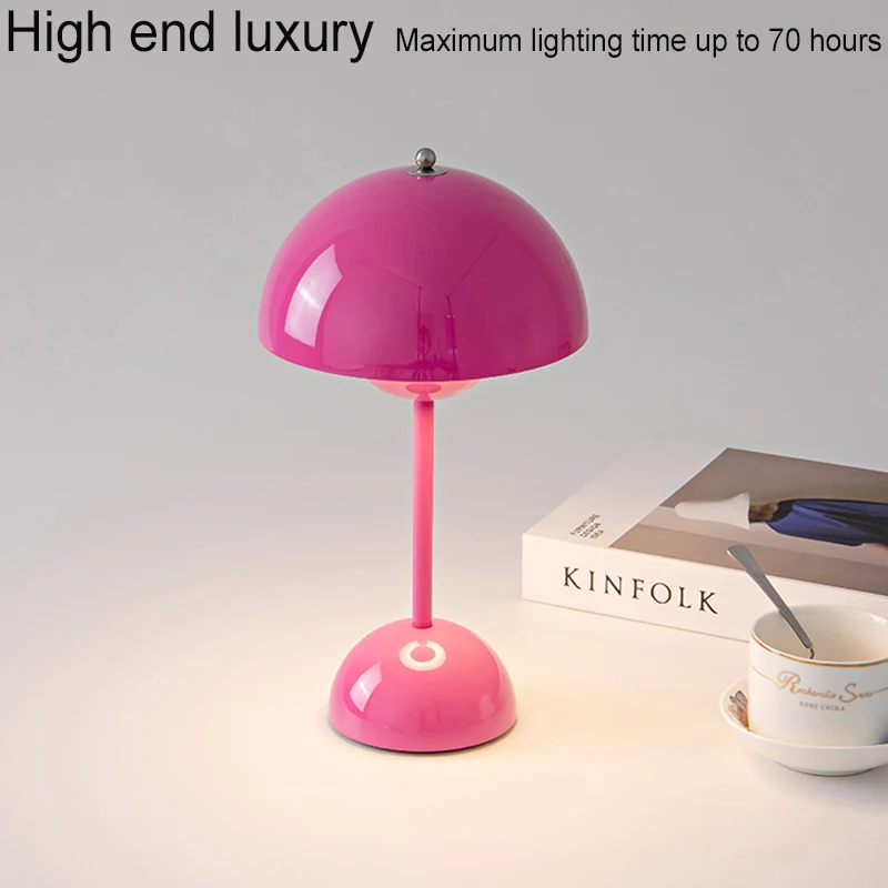 Mood Night Lamp Rechargeable Desk Light Table Lamp Dimming Living Room Bedroom Bedside Study Atmosphere Aesthetic Gifts Lamp