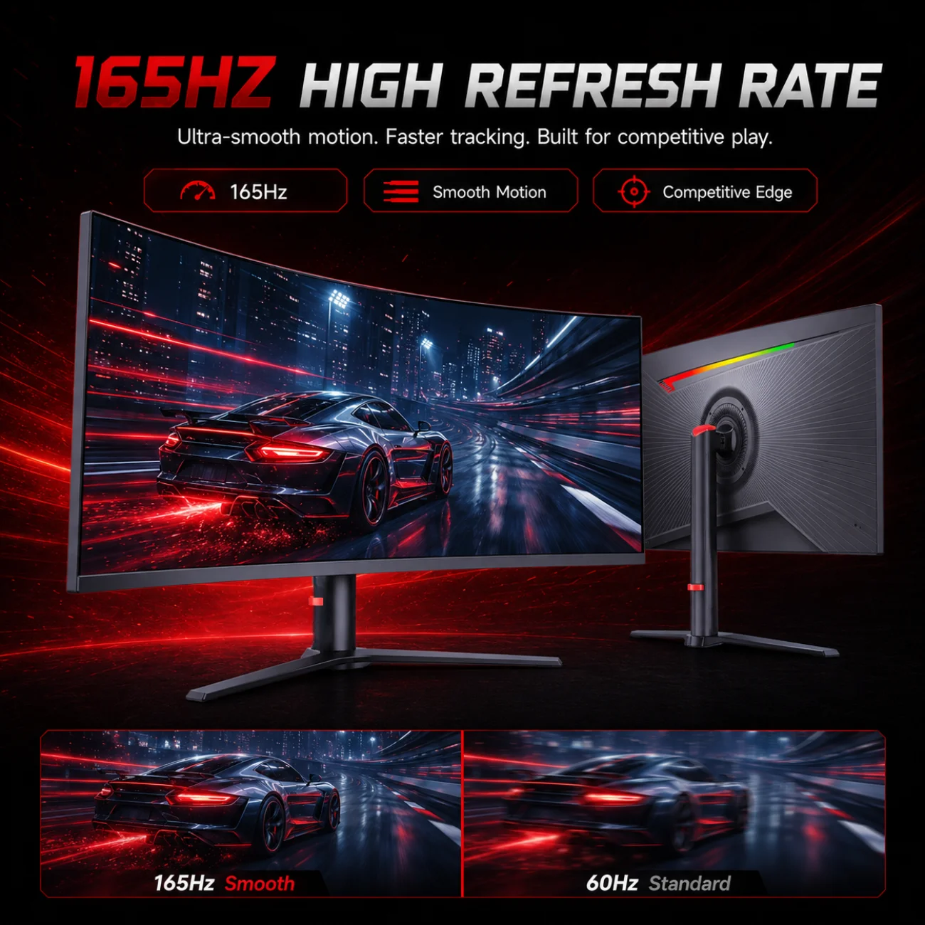 34インチ 4K 165Hz 21:9曲面eスポーツウルトラ - Pc Gaming Ultrawide Monitor のレビューと価格
