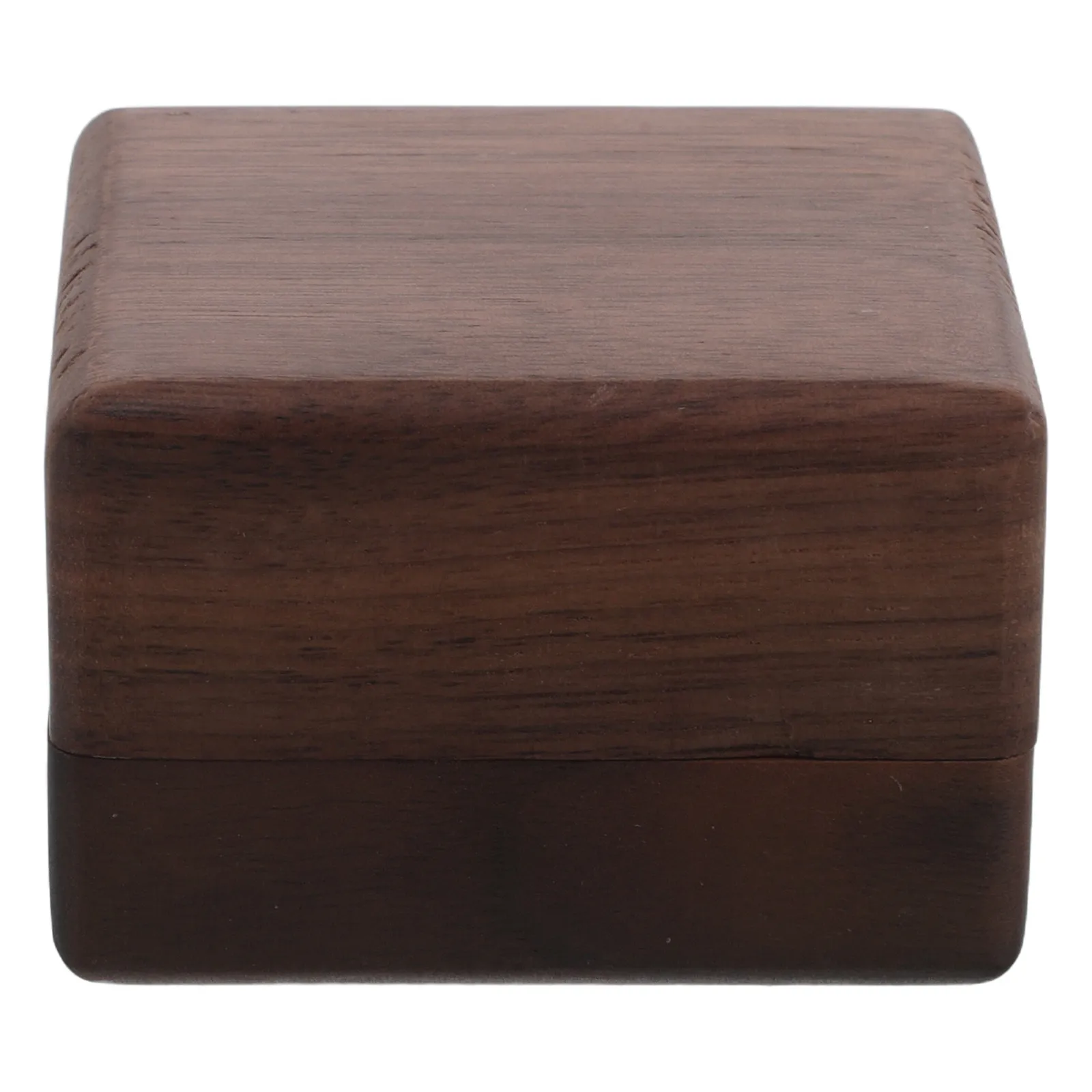Black Walnut Cufflink Box Men Watch Case Travel Jewelry Portable Mens Tie Clip Storage Holder