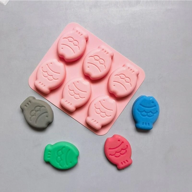 Fish Shaped Silicone Molds DIY Baking Supplies Baking Molds Suitable for Candy 02DB