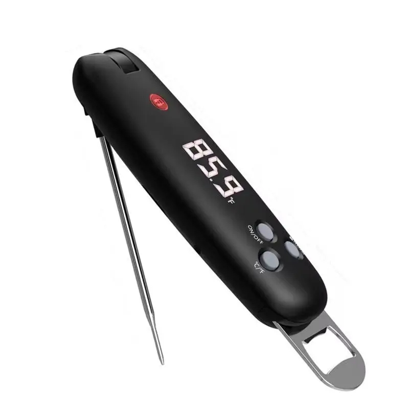 A98E-Instant Read Meat Thermograph Waterproof LED Display Instant Read Food Thermograph Digital Oven Probe