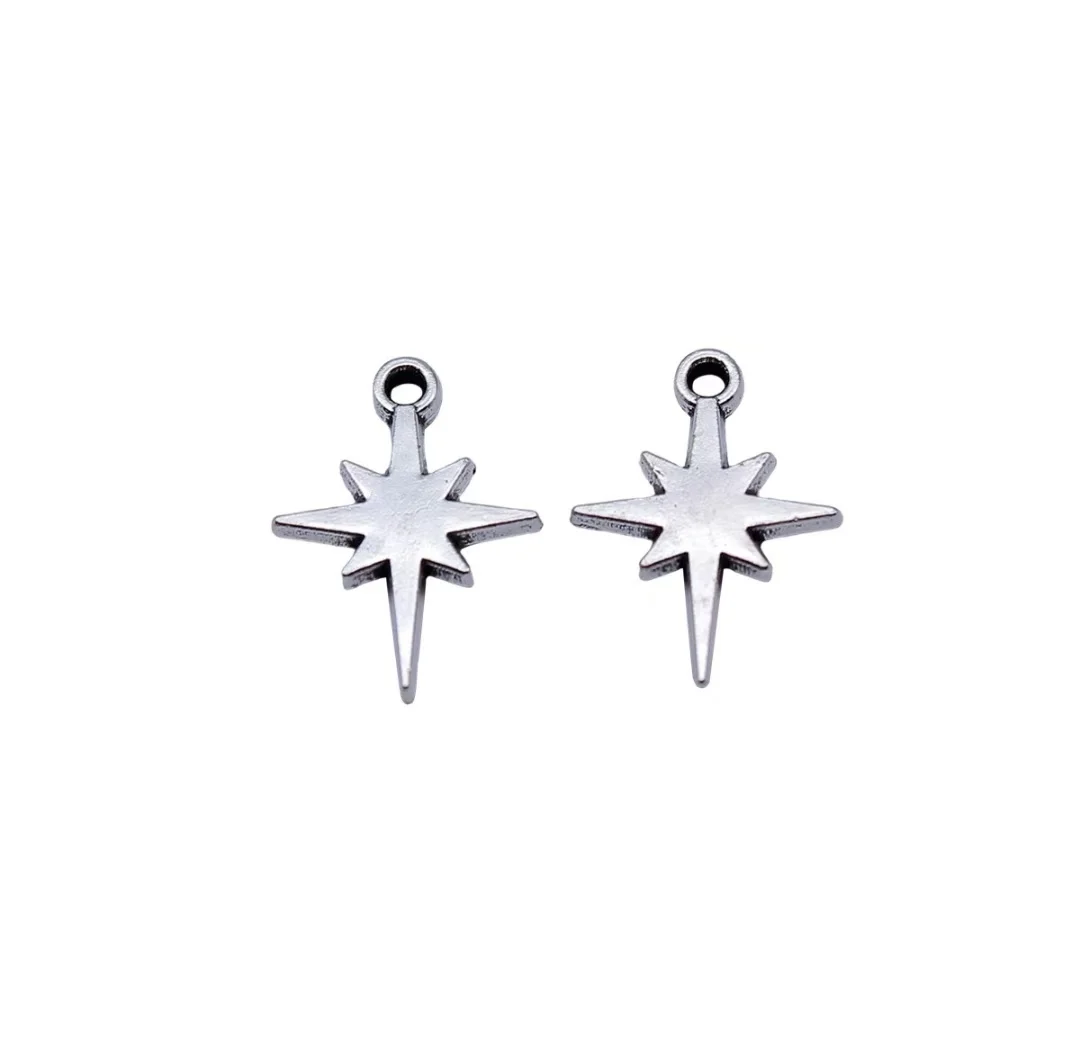 

70pcs 15x11mm Zinc alloy metal tibetan silver plated charm T1270 for jewelry making