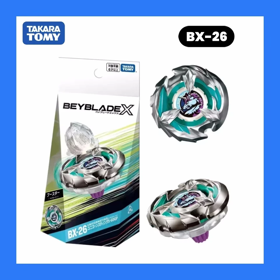 Takara Tomy Beyblade X BX-26 Booster Unicorn Sting 5-60GP