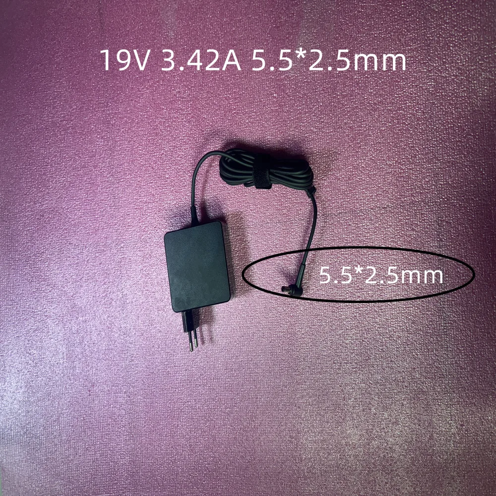 Zasilacz sieciowy 19V 3.42A 65W 5.5X2.5mm do laptopa Asus A555L X555L X555LA X555LB X555LF X550CC X550L X550LA X550LB X550CL