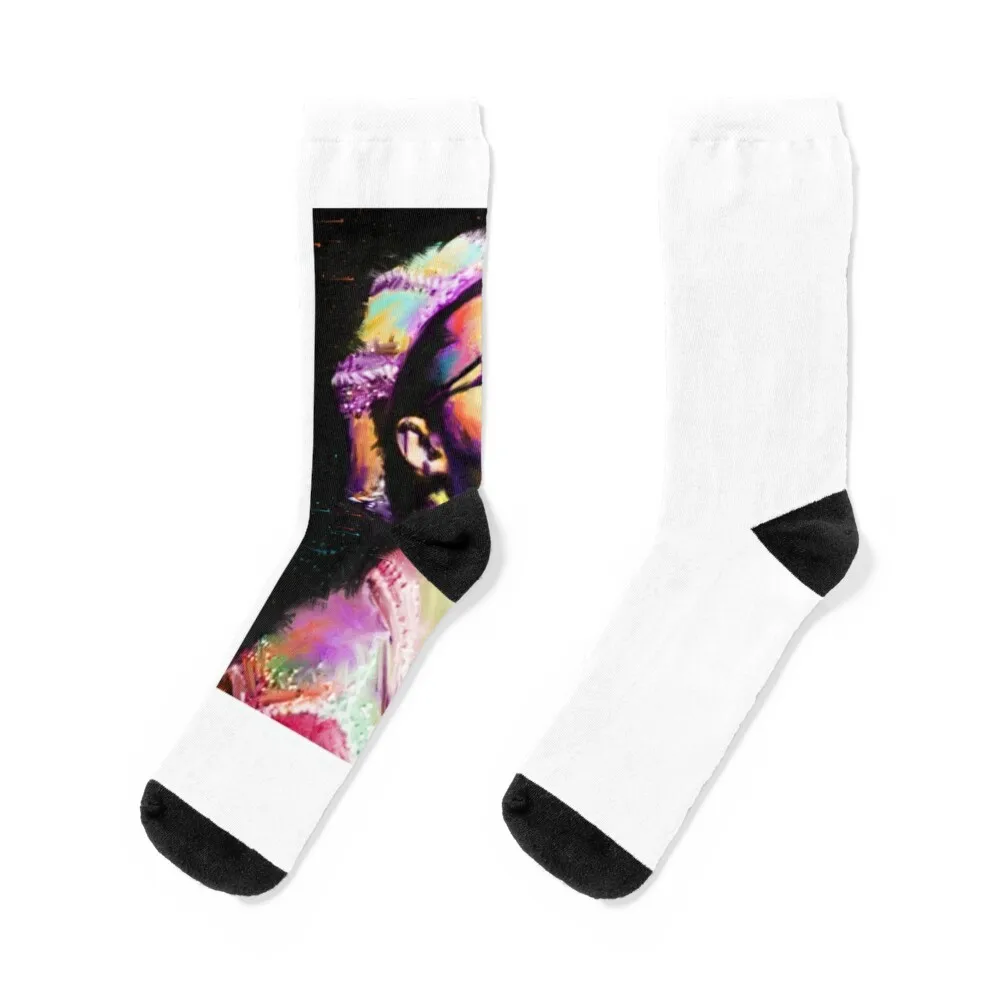 

Стиви Чудес Абстрактное красочное поп-арт Стиви Чудес_ Носки компрессионные Аргентинские роскошные мужские носки Элитный бренд женские