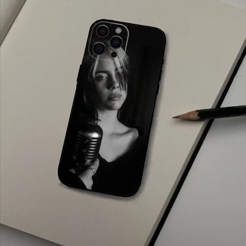 Hot LUNCH B-VERWINDINGEN zanger Telefoon Case Voor iPhone 17 16 15 14 13 12 Max Plus Siliconen Zwarte Cover