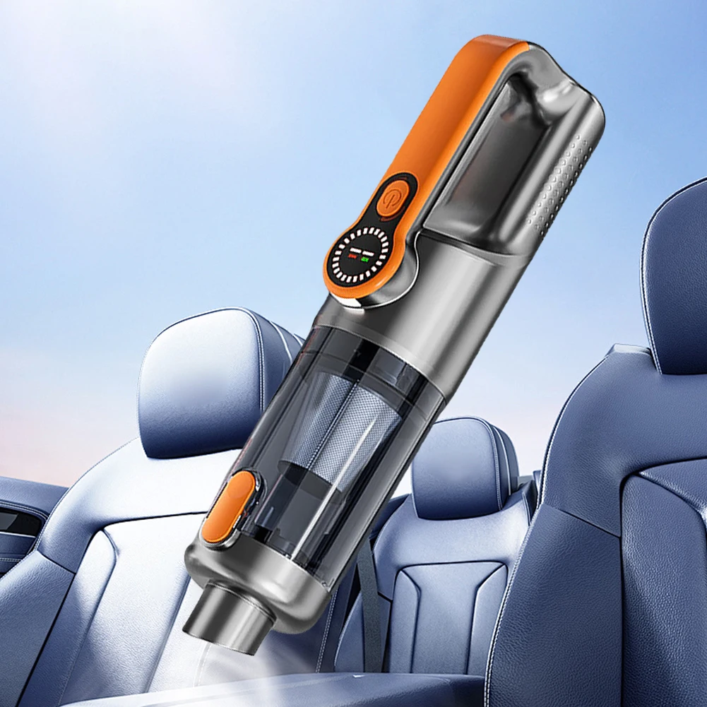 17000PA Car Vacuum Cleaner Rechargeable Portable Cordless Compressed Air Duster with LED Light for Car Home Office Pet