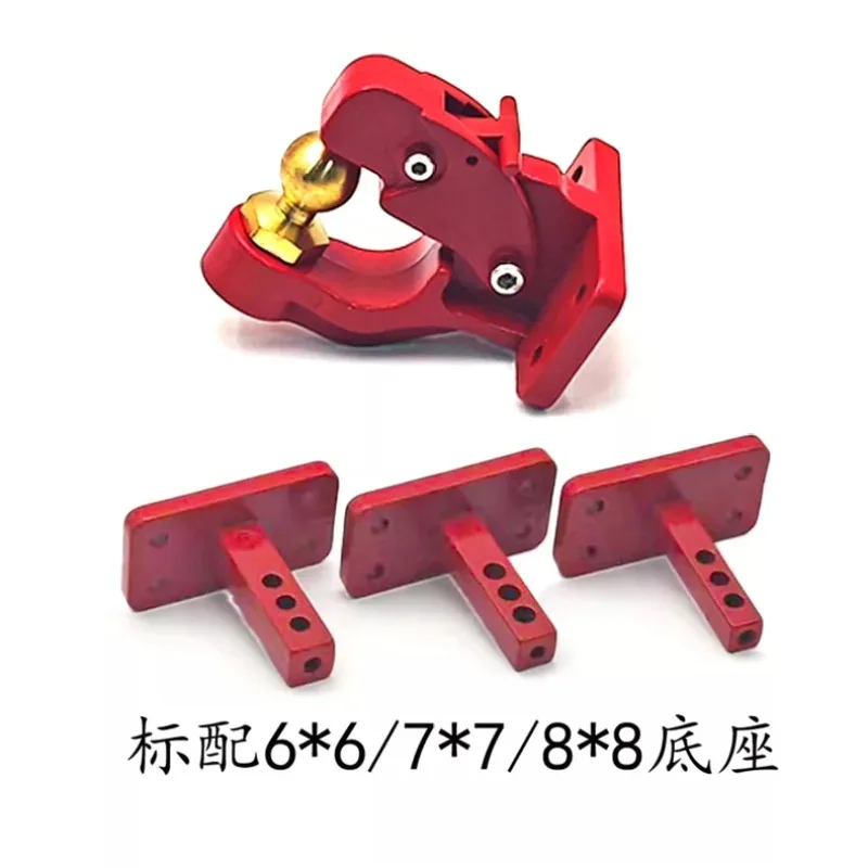 Metal Tow Hitch for 1/6 1/7 1/8 RC Crawler Heavy Duty Trailer Hook Works with EMO XX XXL CK5911 YK4083 YK4017 MK07 Upgrade Parts