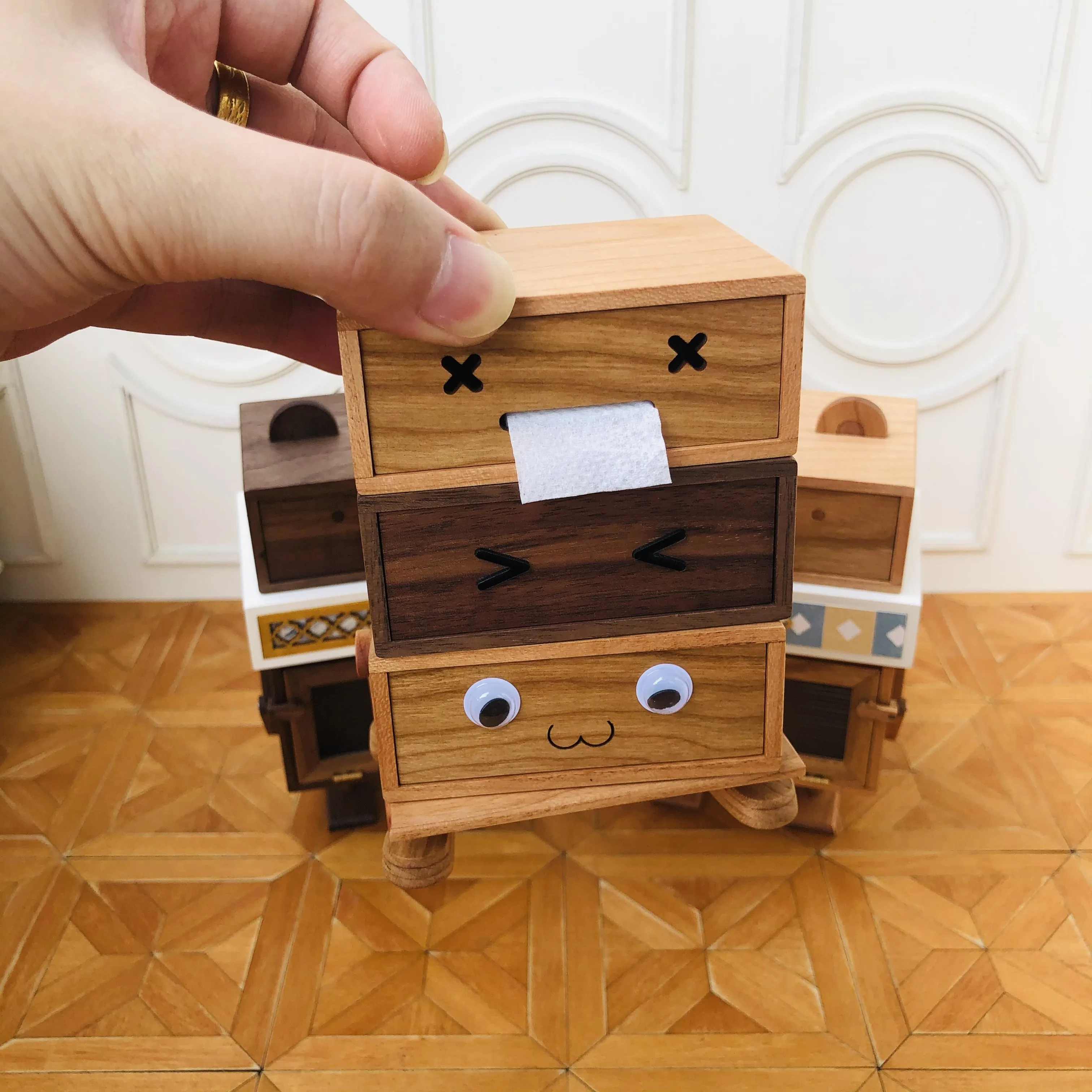 1:6 casa de boneca mini modelo acessórios de móveis robô magnético substituível mesa de cabeceira bjd ob11 gsc blyth soldado lol decoração