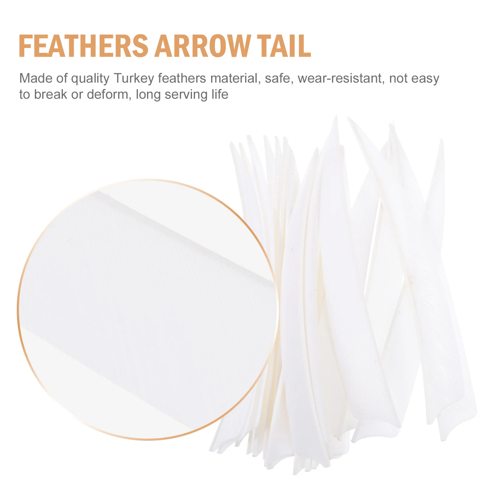 

20Pcs Professional Arrow Tail Replacement Accessory High Quality Material Stable Long Time Serving Practice