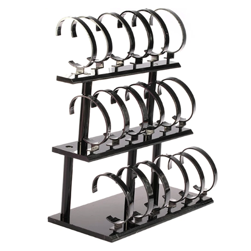(New)-Acrylic Three-Layer 18-Digit Watch Display Storage Rack