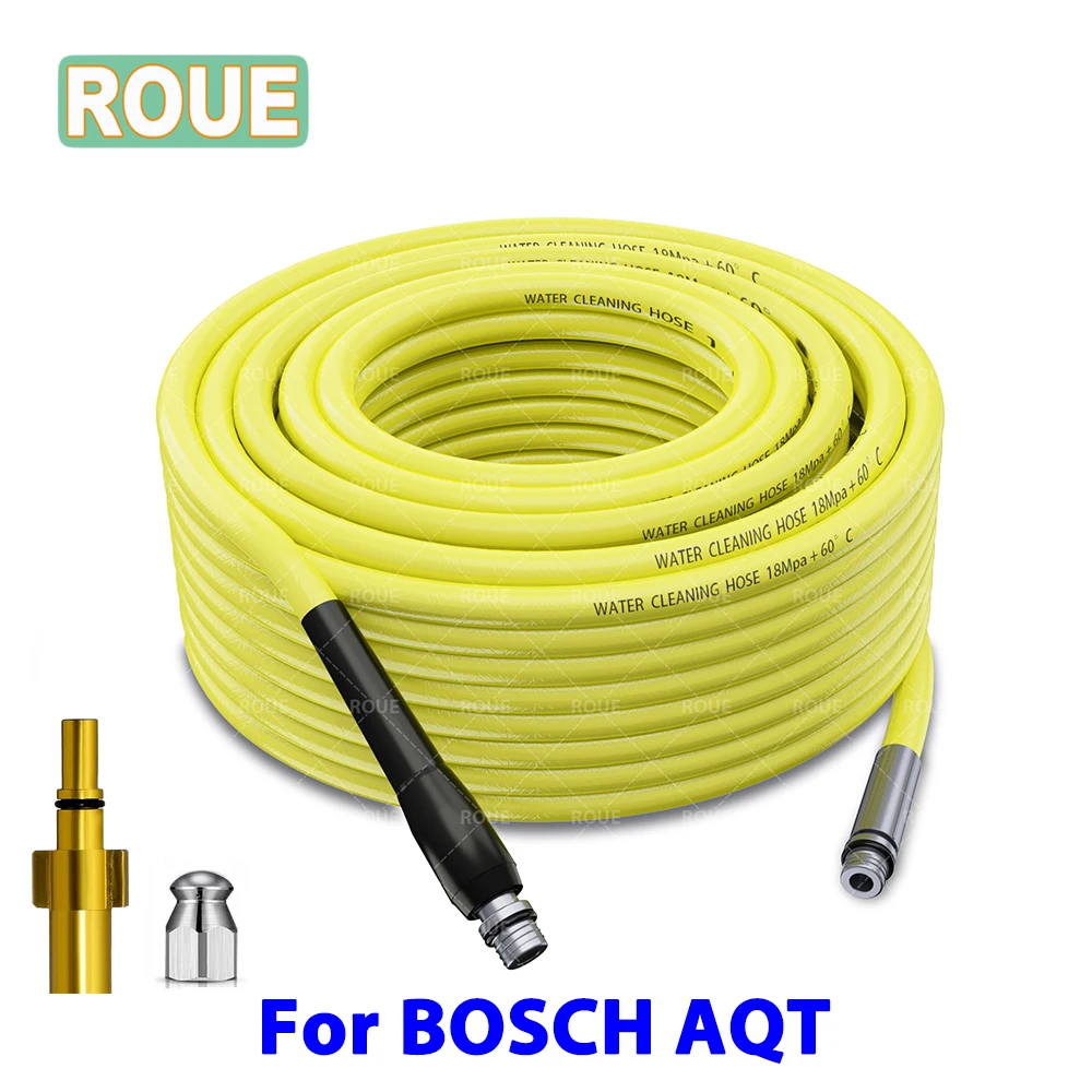 

ROUE Sewer Cleaner Hose Sewage Pipe Cleaning For Bosch Black&decker Michelin Makita Greenworks High Pressure Washer