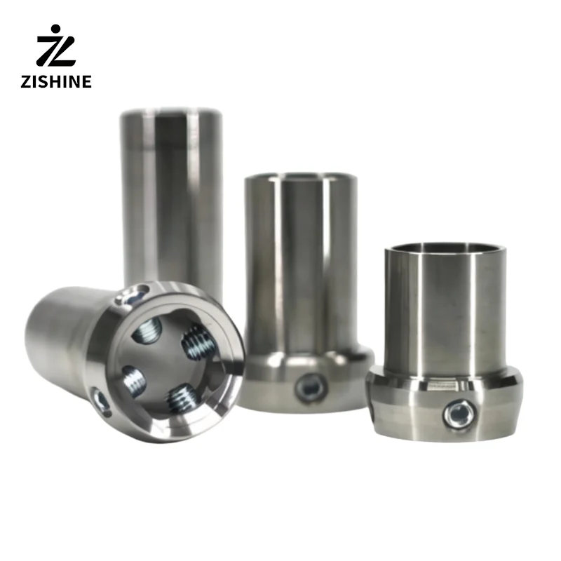 Artificial Limb Components Tube Adapter for Prosthetic Socket Extension Connector Stainless Steel Titanium Alloy 100KG Load