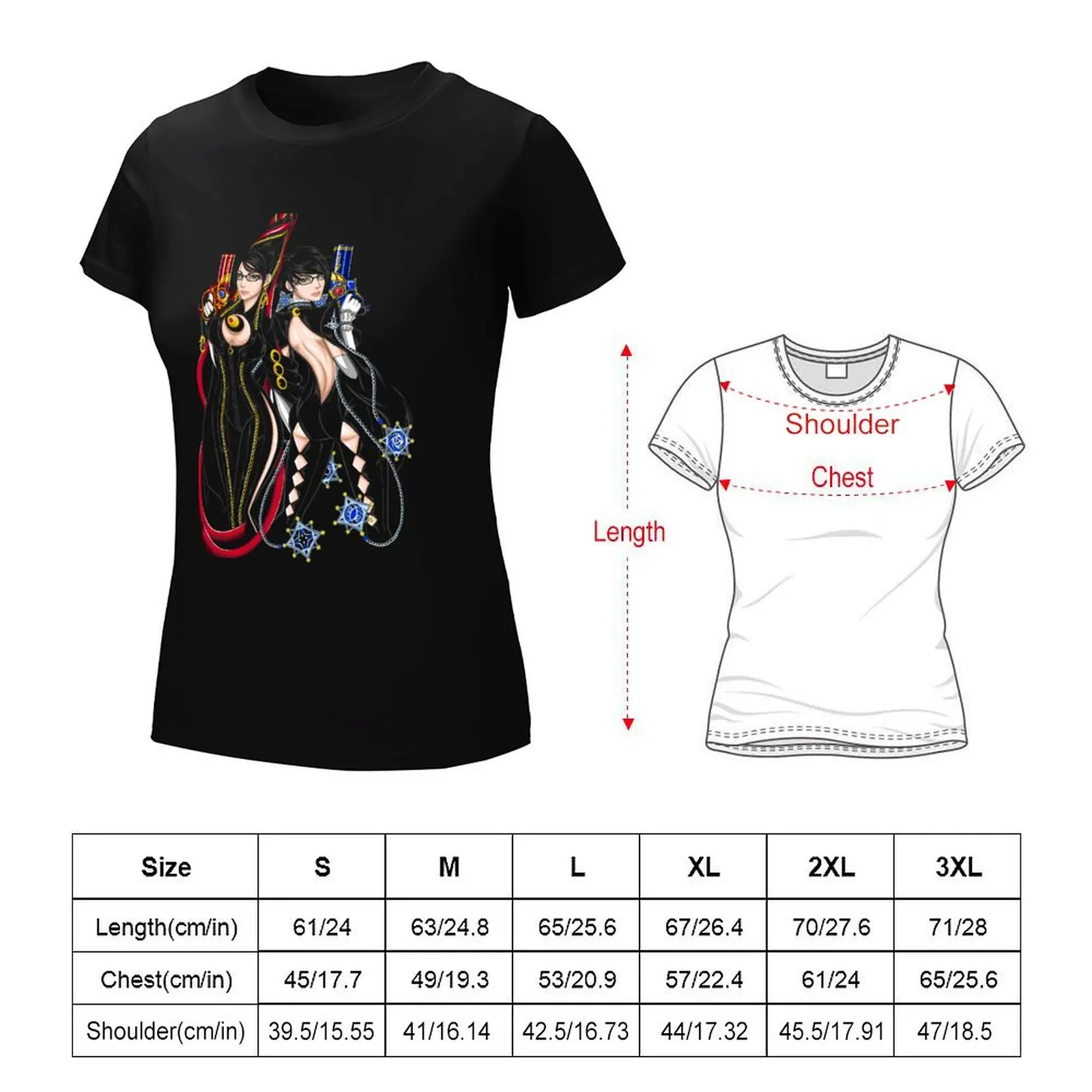 Bayonetta - Umbra Witch - A T-shirt summer top tops Blouse luxury designer clothing Women