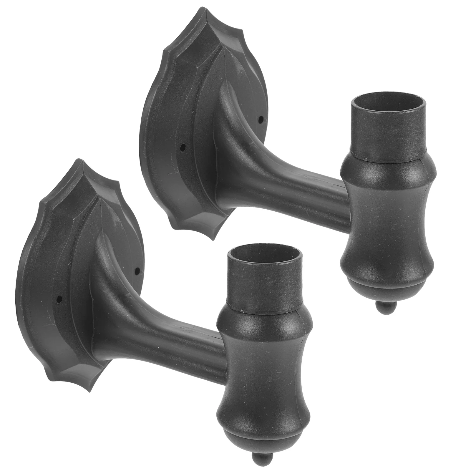 2 قطعة حامل مصباح الجدار البلاستيكي النمط الصناعي لغرفة النوم الحمام المطبخ الشرفة الممر قاعدة إضاءة الشمسية الإضاءة في الهواء الطلق