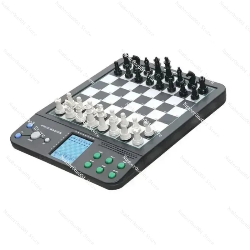 

Beginners chess computer electronic board with talking English magnetic chess pieces Self Teaching Program