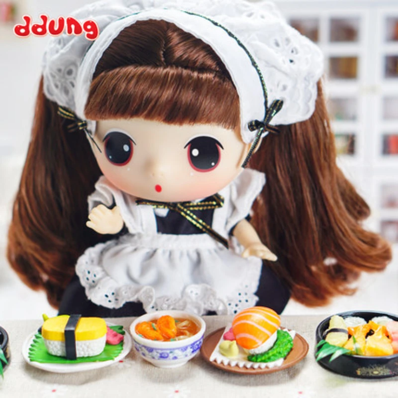 CE Certified Ddung Doll - Adorable Maid Character Doll for Kids Playtime