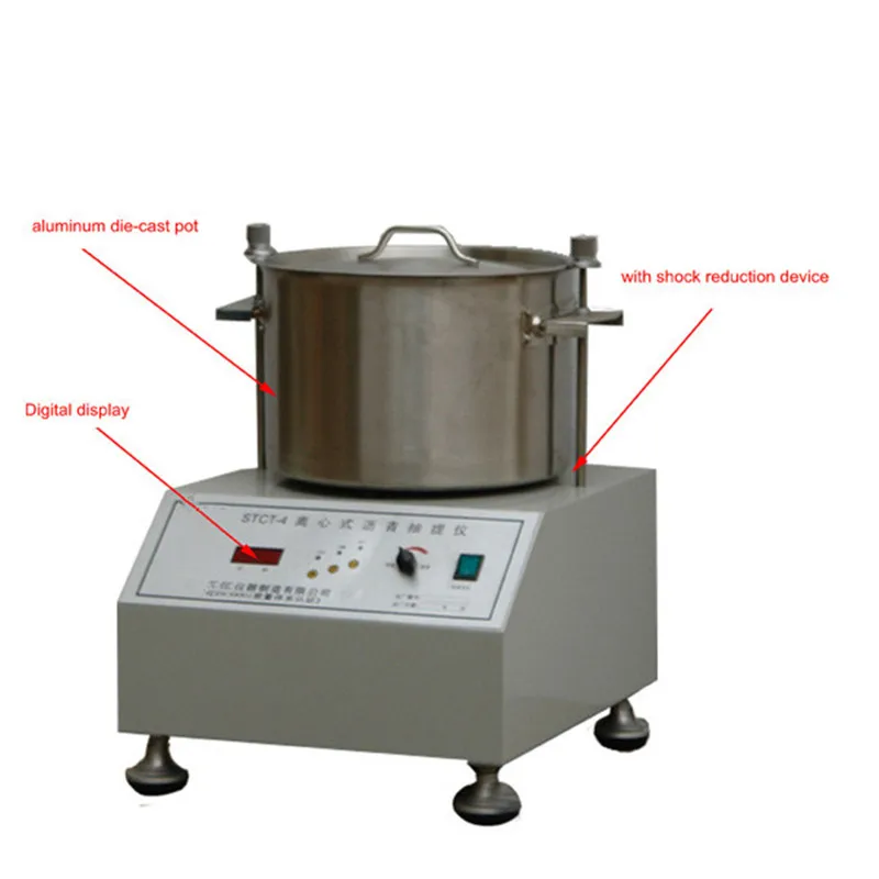 Nick 2026 STCT-4 Digital Display Bitumen Centrifugal Extractor Machine/Asphalt Mixture Centrifuge Separator/Soxhlet Apparatus